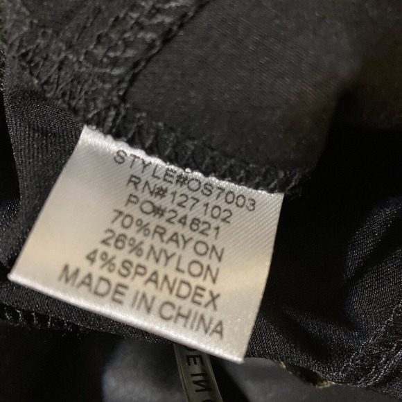 Oober Swank Coated High Waisted Moto Leggings Black Size XS NWOT - Picture 7 of 7